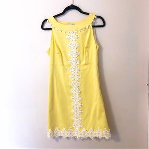 NWT Lilly Pulitzer Yellow Jacqueline Dress Lace
